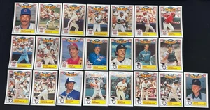 1988 Topps Baseball KOMPLETT 22 Karten 1987 All-Star glänzend Set 10 HOFers Menge - Bild 1 von 1