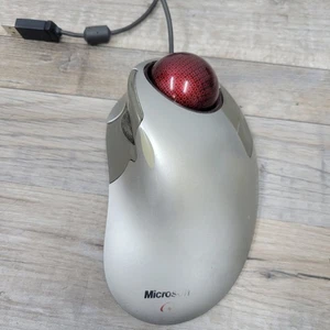 Microsoft Trackball Explorer 1.0 Mouse PS2/USB Compatible Tested & Works - Picture 1 of 7