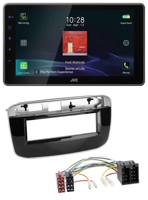 JVC DAB MP3 Bluetooth USB Autoradio für Fiat Punto Punto Evo (ab 2011) - Bild 1 von 4