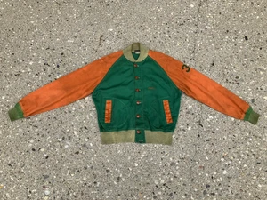 Vintage 1930s Indianapolis Times Newspaper Sportswear Warmup Jacket D Pocket 40s - Picture 1 of 22