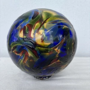 Pyromania Glas Studio 5 1/2" Oregon Float 2009 Rainbow - Bild 1 von 7