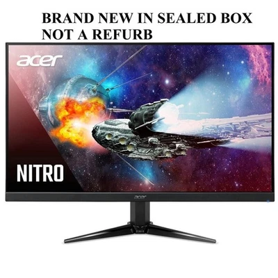 NEW ACER QG241Y Nitro QG1 Series LCD Gaming Computer Monitor 23.8" 1920 x 1080 - Image 1 of 3