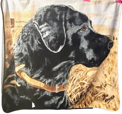 The Northwest Company Negro Laboratorio en Hierba Fleece Manta Tiro 50"x 60" Foto 1 de 4