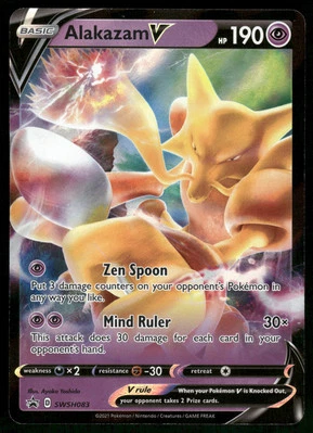 Alakazam V #SWSH083 Pokemon SWSH: Sword & Shield Promo Cards - Image 1 of 2