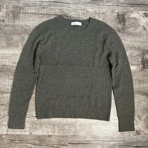 Everlane The Boxy Crew Cashmere Sweater Army Green Damen XS Pullover weich - Bild 1 von 8