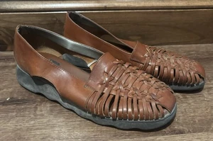 Scarpe aerosoles taglia 8,5 mocassino donna marrone slip on tessuto top comfort - Foto 1 di 6