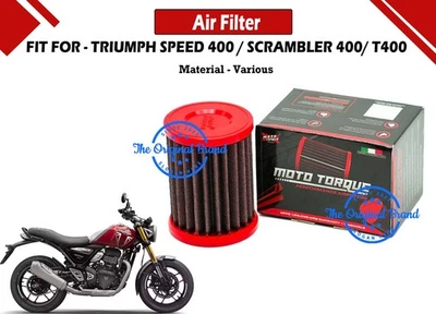 Filtro de aire apto para "Triumph Speed 400, Scrambler 400 y T400" Foto 1 de 4