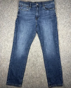 Jeans uomo Lucky Brand 410 atletico dritto 36x32 blu denim lavaggio medio - Foto 1 di 10