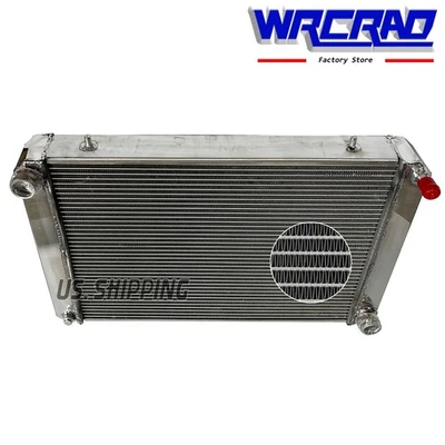 Racing Radiator For 1975-1979 1978 1976 Triumph TR7 2.0L Manual MT All Aluminum - Image 1 of 4