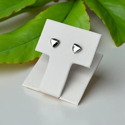 Ohrstecker Herz dezent klein Edelstahl Magnetschmuck Magnet Ohrschmuck Ohrringe - Bild 1 von 4