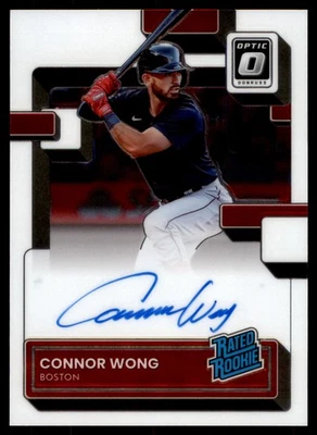 2022 Donruss Optic Connor Wong #47 Rated Rookies Signatures - Image 1 of 2