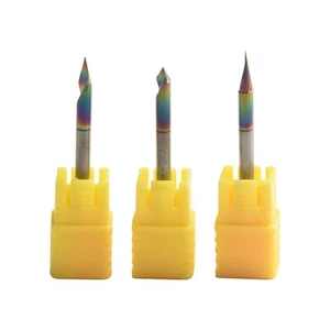 Router Bit Set of 3PCS V Type Carbide for Various Material Applications - Picture 1 of 24
