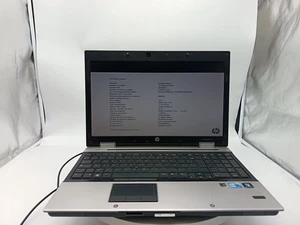 HP ELITEBOOK 8540P I5-520M 15.6" NO HDD NO ADAPTER - Imagen 1 de 9