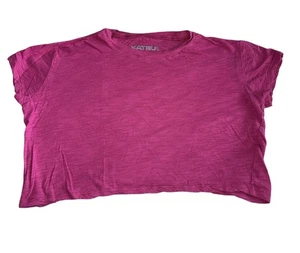 Katie J NYC Tween Girls Cropped Round Neck Boxy Tee Shirt Size XL(14 - Picture 1 of 3