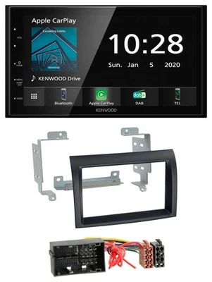 Kenwood Bluetooth MP3 DAB USB 2DIN Autoradio für Citroen Jumper Fiat Ducato Peug - Bild 1 von 4