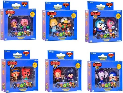 (Pack de 2) Figuras Brawl Stars Serie 1 Coleccionables Brawlers Line Friends PMI Foto 1 de 4