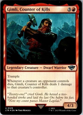 Magic | LTR | Gimli, Counter of Kills | 129 | Foil | NM - Image 1 of 2