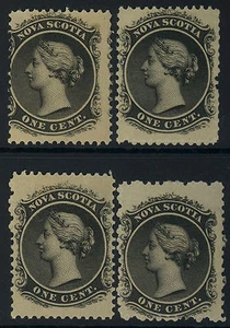 NOVA SCOTIA MINT #8(4) OG, NH, OUTSTANDING, PRISTINE - Picture 1 of 1