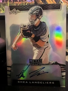 2019 Leaf Metal Draft Shea Langeliers Auto /50 BA-SL1 Braves - Picture 1 of 2