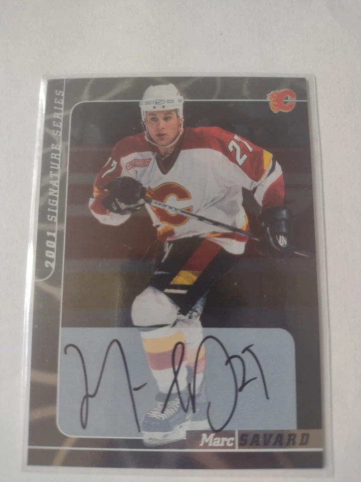 2000-01 BE A PLAYER SIGNATURE SERIES AUTOGRAPH AUTO MARC SAVARD - Image 1 of 1