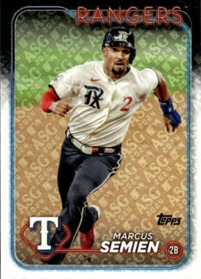 Marcus Semien 2024 Topps All Star Game Foil Stamp #499 MLB Rangers ID:113673 - Image 1 of 2