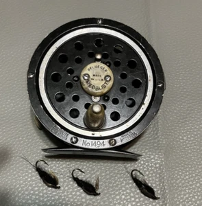 Vintage Pflueger Medalist 1494 Fly Reel Diamolite Line Guard, Akron, circa 1959 - Picture 1 of 7