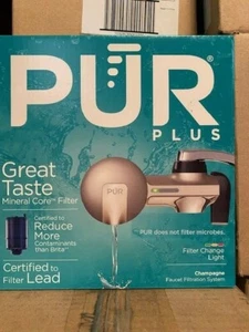 PUR PLUS PFM360F Champagne Finish Water Faucet Filtration System Miner (NEW) - Picture 1 of 2