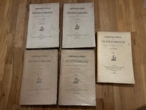 Buch Allgemeine Korrespondenz von Chateaubriand von Louis Thomas Band I bis V (2) - Bild 1 von 12