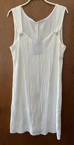 weißes Strandkleid L/XL Neu - Bild 1 von 7