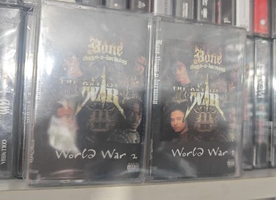 Bone Thugs N Harmony World War 1+2 FULLY PLAY GRADED Double Cassette *Ref Image Foto 1 de 4