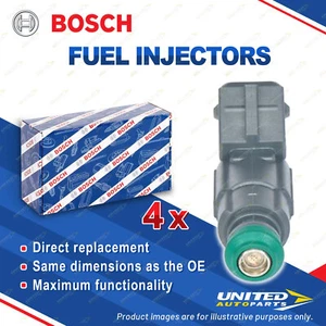 4 x Bosch Fuel Injectors for Citroen Xsara N1 N7 C4 LC C5 DC DE 2.0L 2000-2007 - Picture 1 of 2