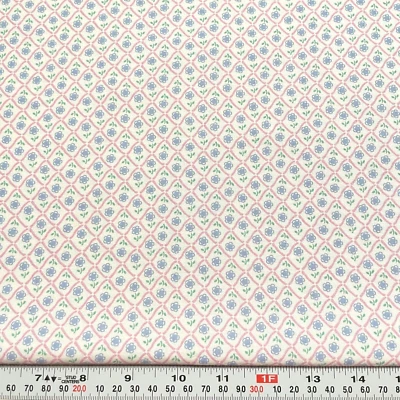 Mama's Cottons 2 by Connecting Threads 2008-09 Floral Cotton Remnant 35" x 44" - Image 1 of 2