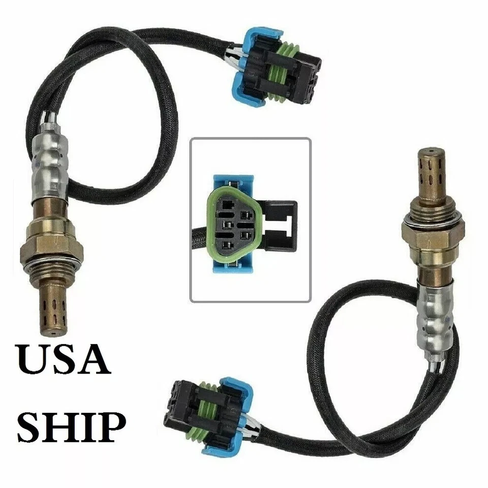 2Pcs Oxygen Sensor O2 For 2010-17 Chevy Equinox 11-15 Volt Upstream & Downstream - Image 1 of 4