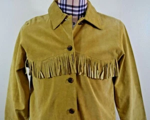 Eagles Eye Herren Wildleder Leder Cowboy Fransen Western Ranch Jacke Medium - Bild 1 von 12