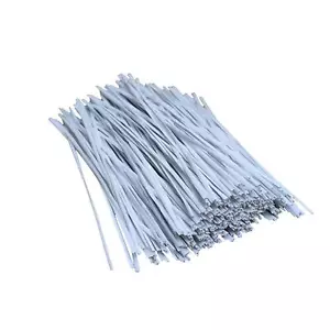 1000 Pcs 6 Inch Plastic Cable Twist Ties Wire Ties with Rugged Metal Innercores - Picture 1 of 6