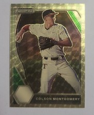 2021 Panini Prizm Draft Picks Colson Montgomery Gold Vinyl 1/1 # PDP22 