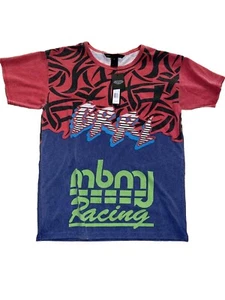 NWT Marc by Marc Jacobs MBMJ Racing t-shirt Mens Size S Allover Print (AOP) - Picture 1 of 7