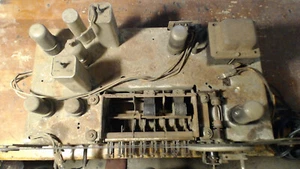 vintage RCA K60 CONSOLE: Untested CHASSIS w/ ALL 6 TUBES Recapped - Picture 1 of 4