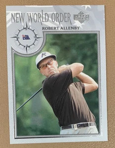 2002 Upper Deck Golf Card #63 Robert Allenby NWO - Picture 1 of 2