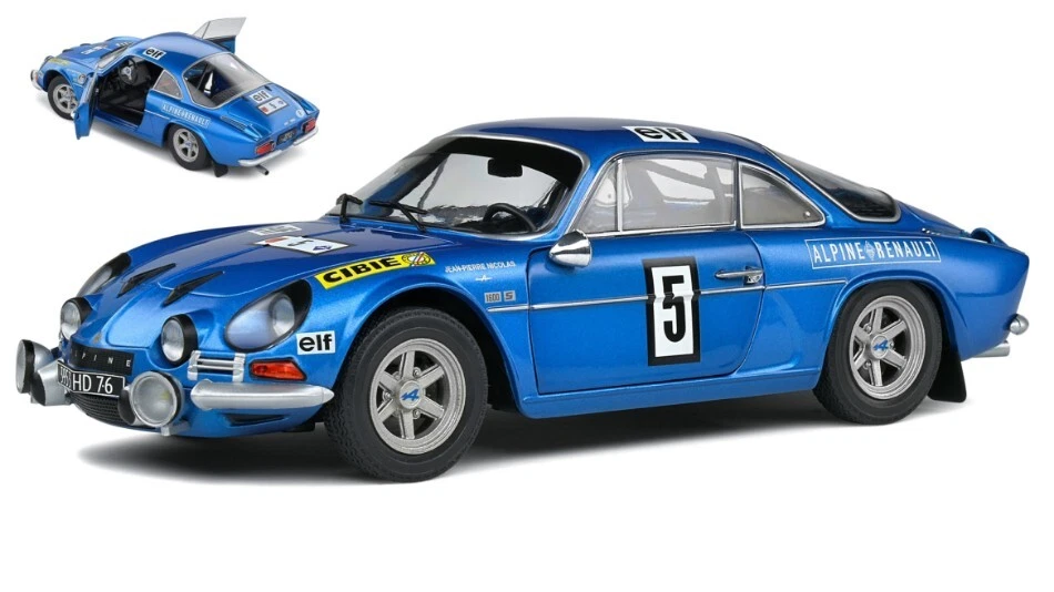 Modelo Coche Escala 1:18 Solido Alpine A 110 1600S Olympia Rally 1972 Modelo... Foto 1 de 1