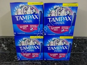72 Tampax Pearl ULTRA unparfümierte Tampons Damen (4 Schachteln à 18) NEU - Bild 1 von 7