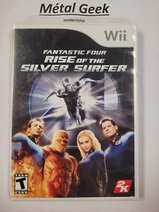 Fantastic Four Rise of the Silver Surfer Wii probado en caja original FrShpCAD - Imagen 1 de 4