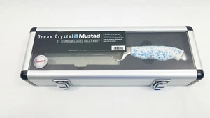 MUSTAD OCEAN CRYSTAL 6" TITANIUM COATED FILLET KNIFE, MT-32 (CRAPPIE POLE) - Picture 1 of 3