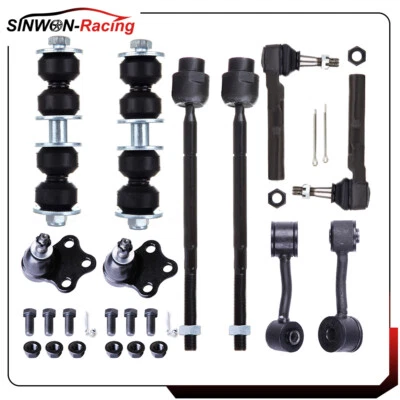 Front Tie Rod End Sway Bar End Link Ball Joints For Oldsmobile Alero 1999-2004 - Image 1 of 4