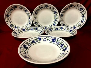 Churhill Salzburg Set Of 6 Pasta/Soup Bowls 7 3/4" England - Picture 1 of 2