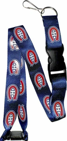 2021 STANLEY CUP NHL MONTREAL CANADIANS LIGHTNING 36" Breakaway Lanyard Keychain Cover