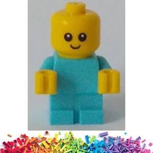 ☀️ New LEGO™ City - Baby Medium Azure Body Minifigure From 60204 - Picture 1 of 1