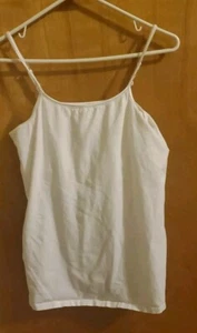 Motherhood Maternity Women's White Tank Top Size Medium Cami - Picture 1 of 2