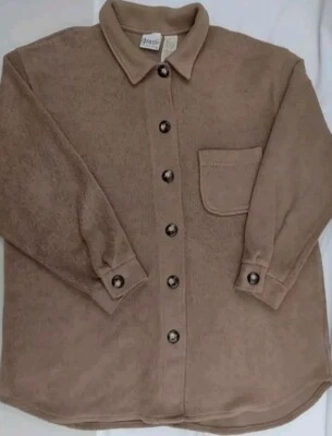 Camisa Chaqueta De Colección Mujeres Polar Elementos Exclusivamente Espejo Talla L Hecha en Estados Unidos Foto 1 de 4