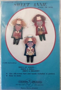Süße Annie Sammler Engel Puppe 12 Zoll Muster Country Applikation Vintage 1993 Kornfeind - Bild 1 von 7